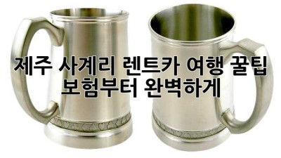 제주 사계리 렌트카 여행 꿀팁: 보험부터 완벽하게! 🚗🌴